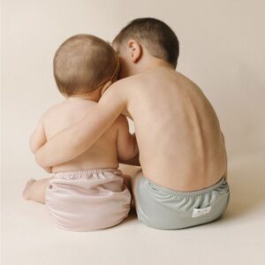 Current Tyed Reusable Swim Diapers (set of 2) - Blush